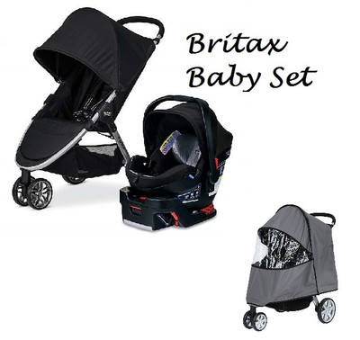 britax b agile stroller rain cover